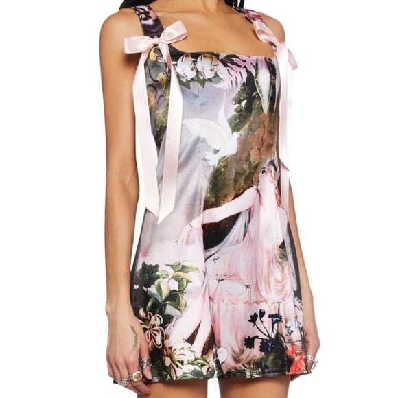 Current Mood Dolls Kill Pixie Stardust Fairy Mini Dress Size XS NWT - Picture 2 of 7